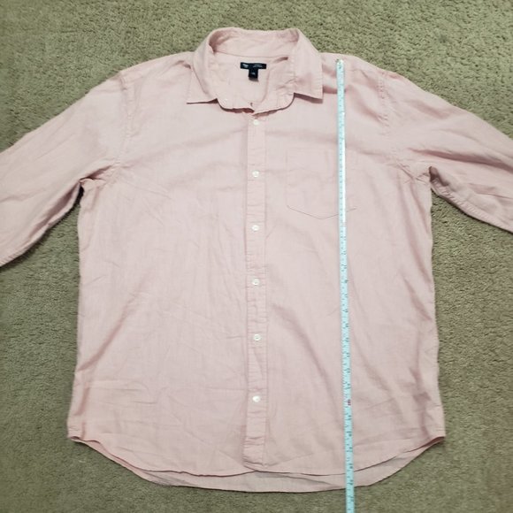 Gap Light Pink Button down Shirt for Men Size XL - Picture 7 of 9